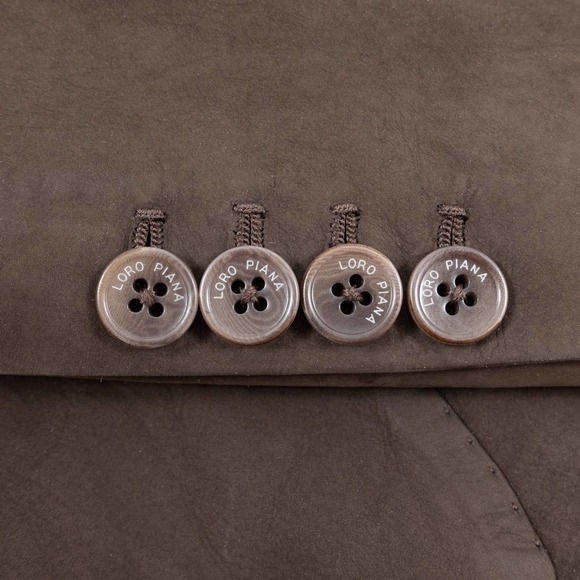 Rare Handmade Loro Piana Calfskin Mink Fur Jacket Men's 50 (Medium) - Picture 4 of 16